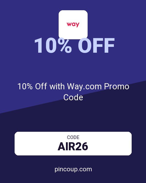 Way.com (US and CA) coupon: 10% Off with Way.com Promo Code