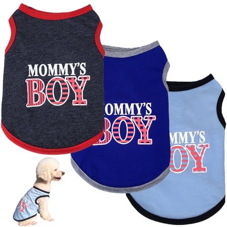 Walbest Pet Dog Clothes Fashion Letter Pattern Outfit Summer Dog Vest for Small Medium Large Dogs at Walmart.com