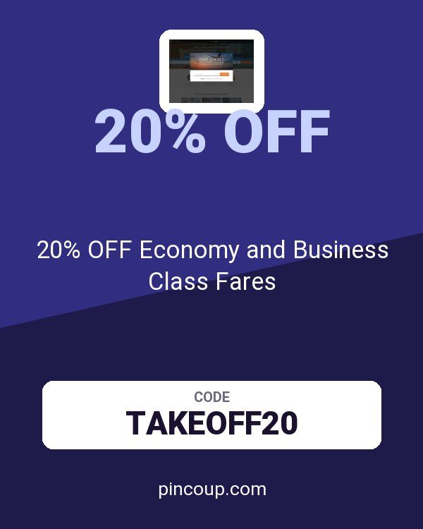 parksleepfly.com coupon: 20% OFF Economy and Business Class Fares