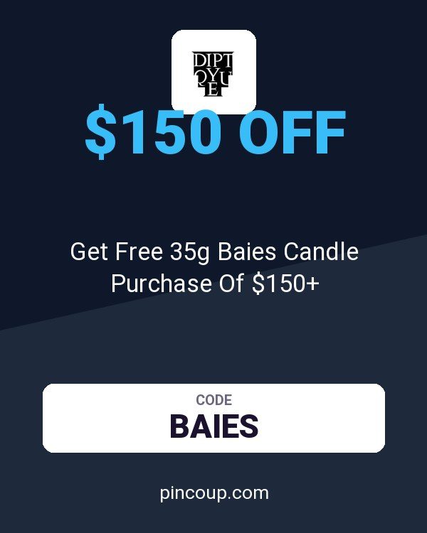 Diptyque coupon: Get Free 35g Baies Candle Purchase Of $150+