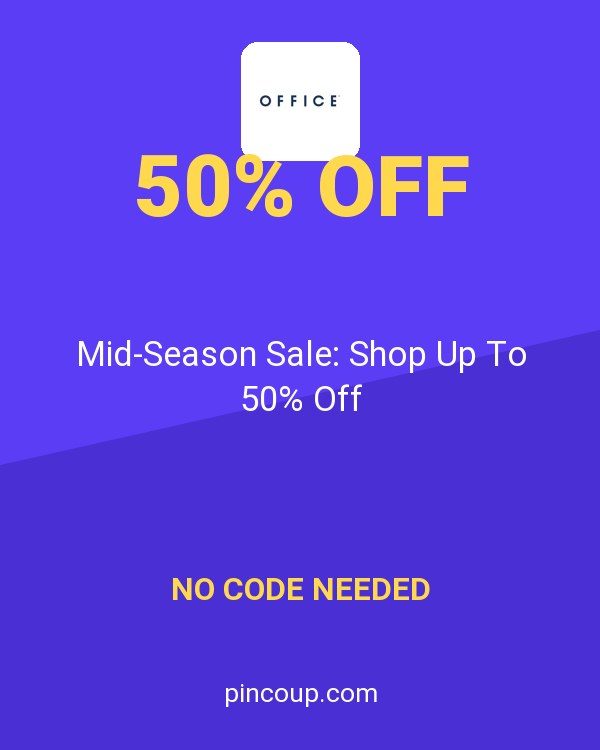 Office Shoes coupon: Mid-Season Sale: Shop Up To 50% Off