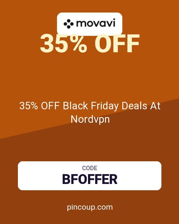 Movavi coupon: 35% OFF Black Friday Deals At Nordvpn