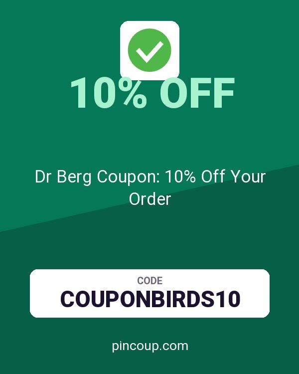 Dr Berg Coupon: 10% Off Your Order