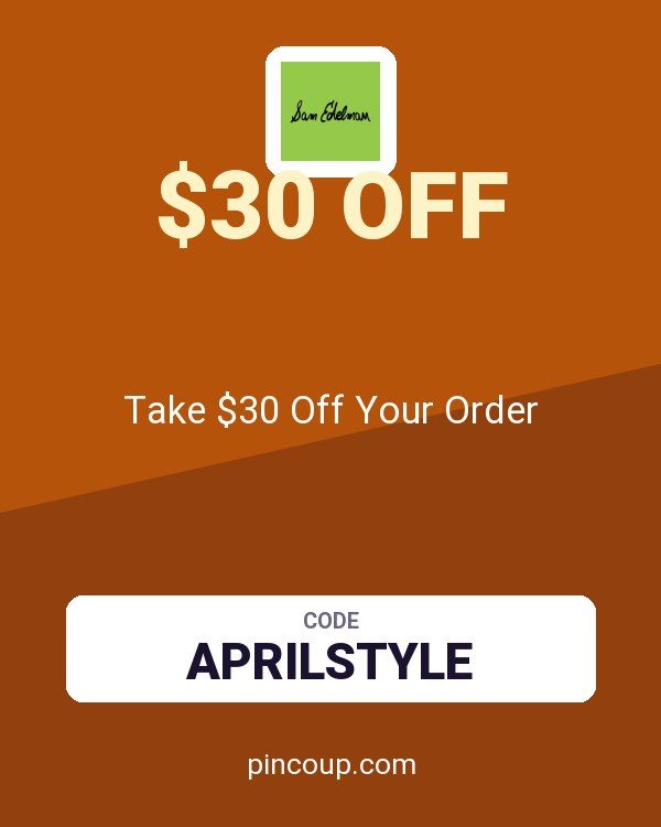 Sam Edelman coupon: Take $30 Off Your Order