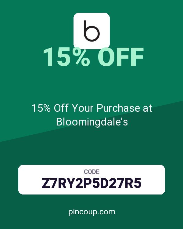 15% Off Your Purchase at Bloomingdale's