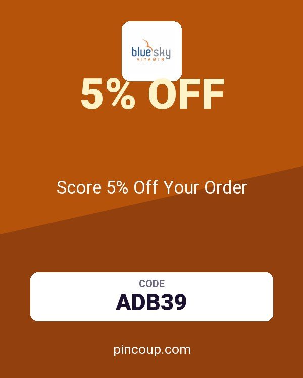 Blue Sky Vitamin coupon: Score 5% Off Your Order