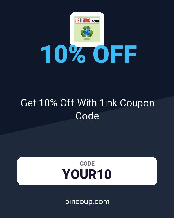 1ink.com: Get 10% Off With 1ink Coupon Code