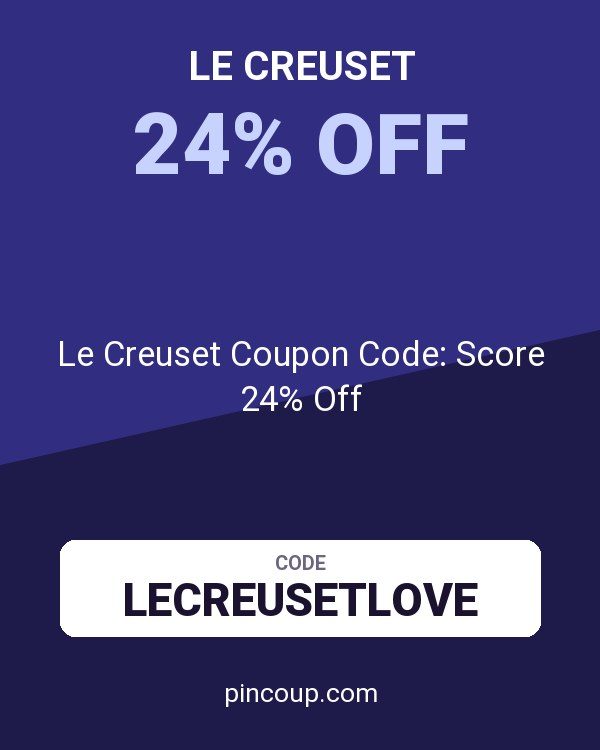 Le Creuset Coupon Code: Score 24% Off