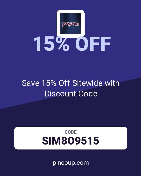 JanSport coupon: Save 15% Off Sitewide with Discount Code