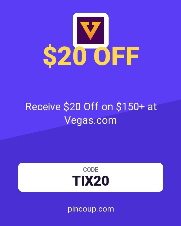 Receive $20 Off on $150+ at Vegas.com