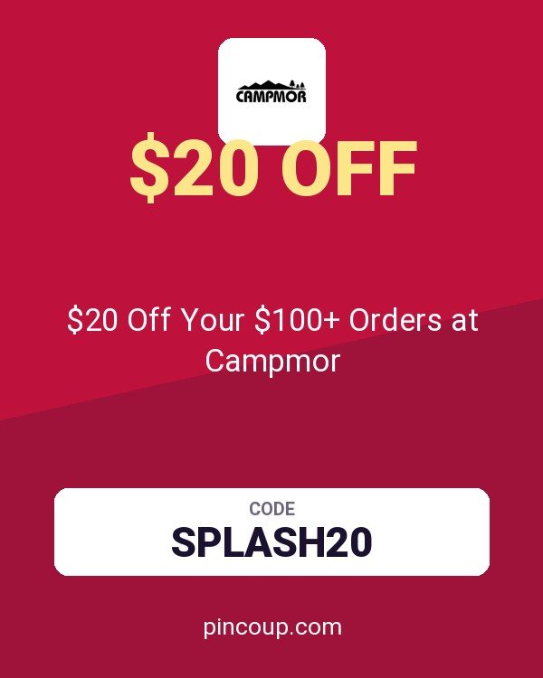 $20 Off Your $100+ Orders at Campmor