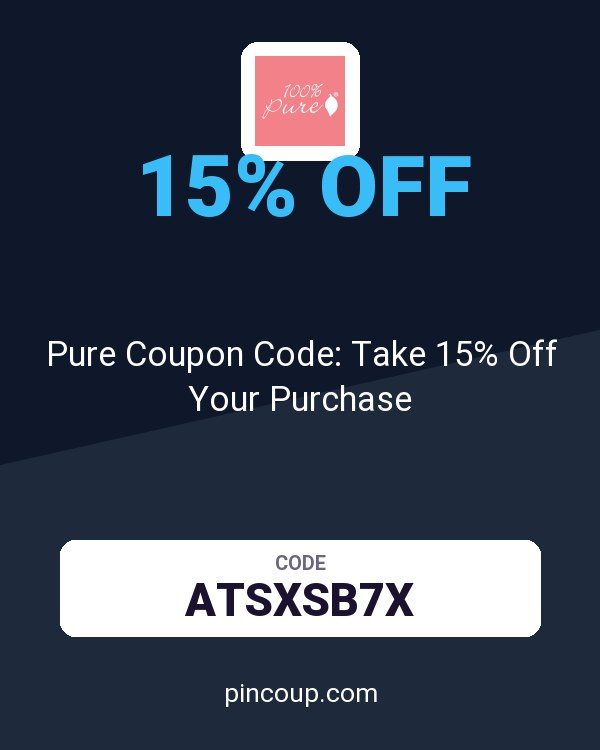100% PURE: Pure Coupon Code: Take 15% Off Your Purchase