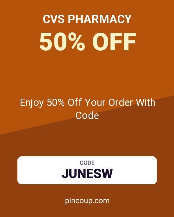 CVS Pharmacy coupon: Enjoy 50% Off Your Order With Code