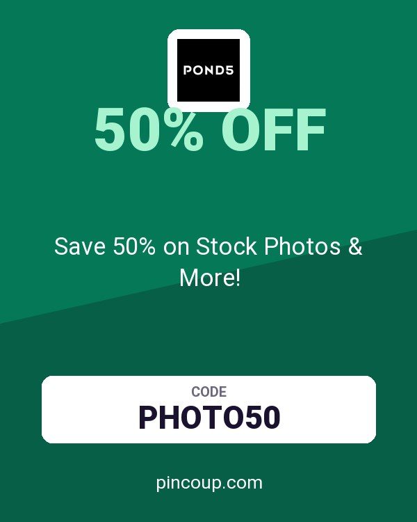 Pond5 coupon: Save 50% on Stock Photos & More!