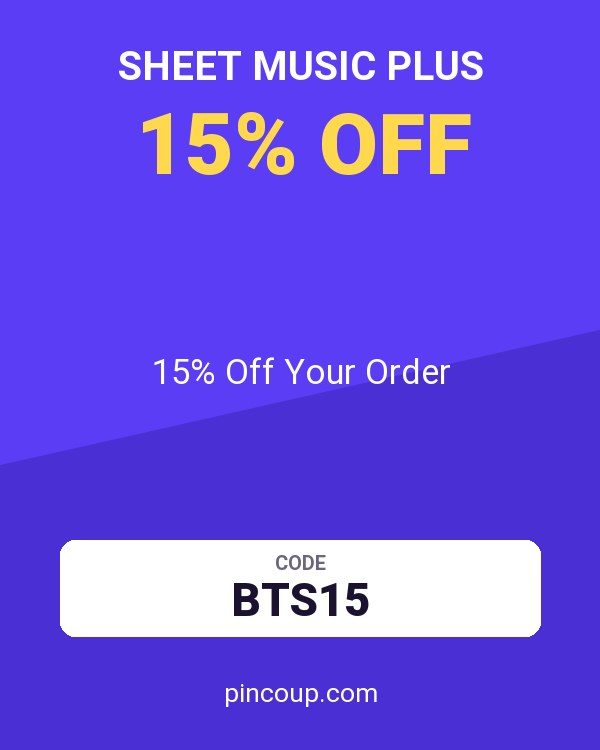 Sheet Music Plus coupon: 15% Off Your Order