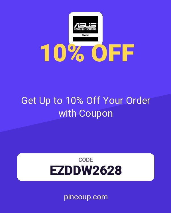 ASUS (US & Canada): Get Up to 10% Off Your Order with Coupon