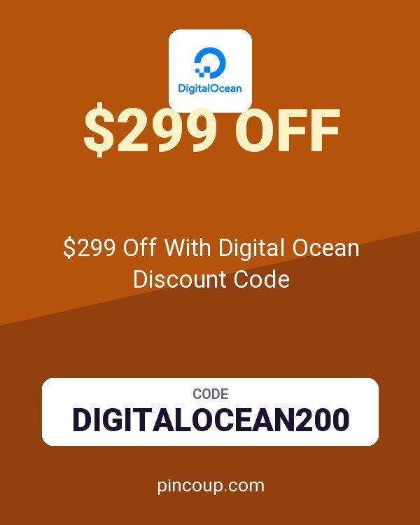 $299 Off With Digital Ocean Discount Code