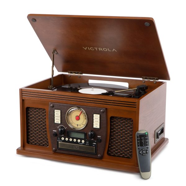 Navigator 8-in-1 Wood Record Player at Victrola