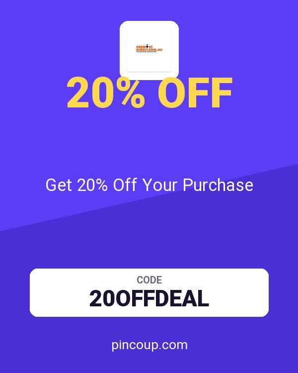 Chemist Direct AU coupon: Get 20% Off Your Purchase