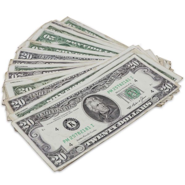 $20 RealAged® 1990 Series Bills - 500 Bills at Prop Money Inc.