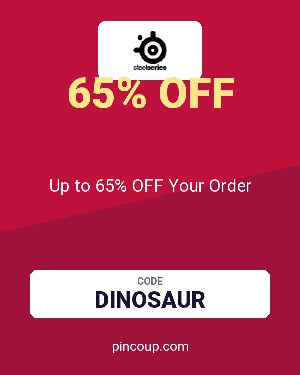 SteelSeries coupon: Up to 65% OFF Your Order