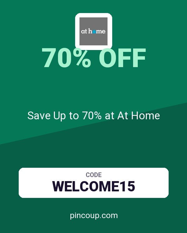 Save Up to 70% at At Home