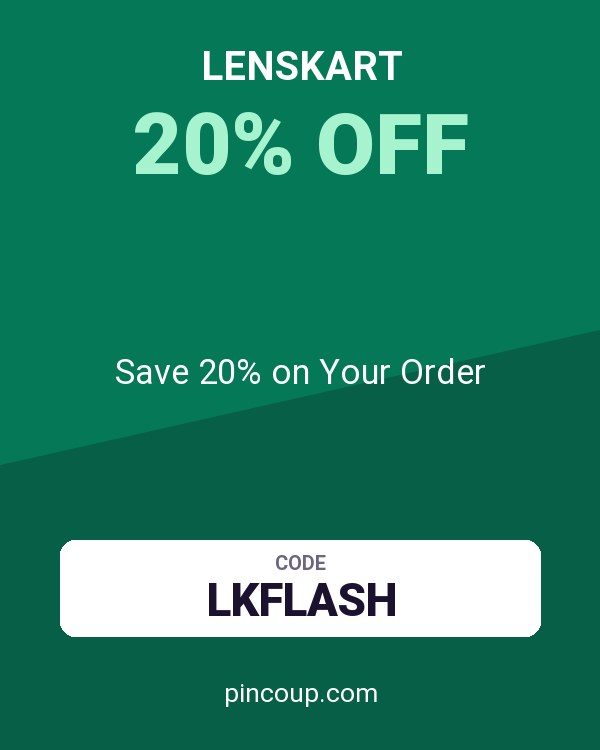 Lenskart coupon: Save 20% on Your Order