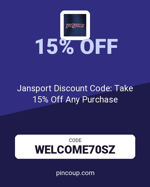 Jansport Discount Code: Take 15% Off Any Purchase