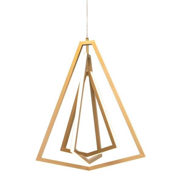 AFX Lighting Gianna 24 Inch LED Large Pendant Gianna - GNAP27L30D1GD - Modern Contemporary at 1-800Lighting