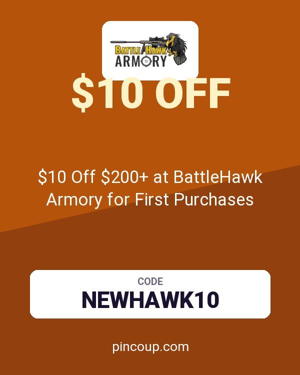 $10 Off $200+ at BattleHawk Armory for First Purchases