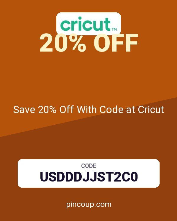 Save 20% Off With Code at Cricut