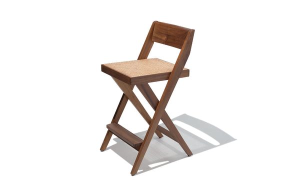 Compass Counter Stool Natural Rattan at Industry West