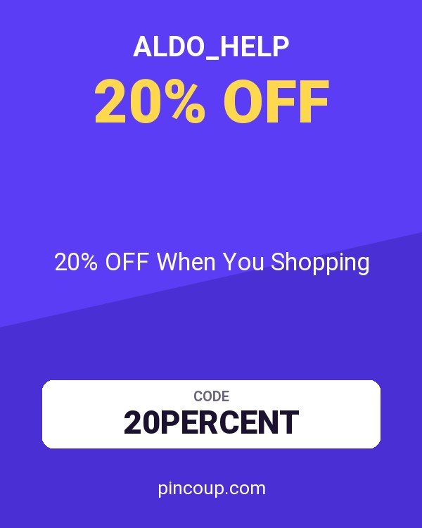 ALDO_Help coupon: 20% OFF When You Shopping