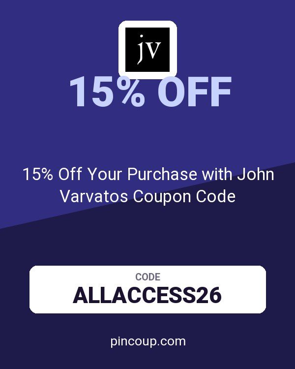 15% Off Your Purchase with John Varvatos Coupon Code