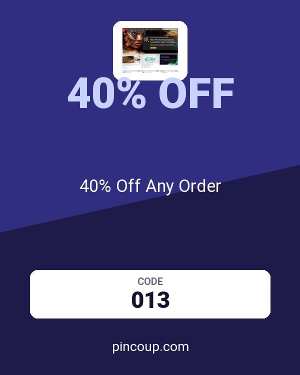 Adobe coupon: 40% Off Any Order