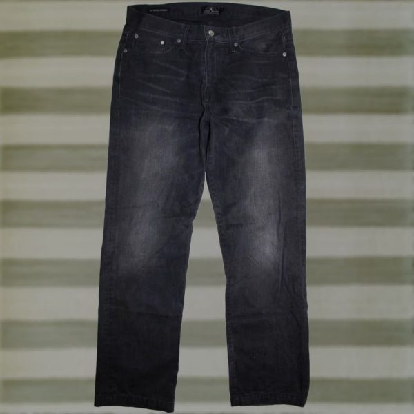 Lucky Brand Jeans Men's 33x31 Vintage Straight 363 Distressed 100% Cotton Black Jeans, Men's at Grailed