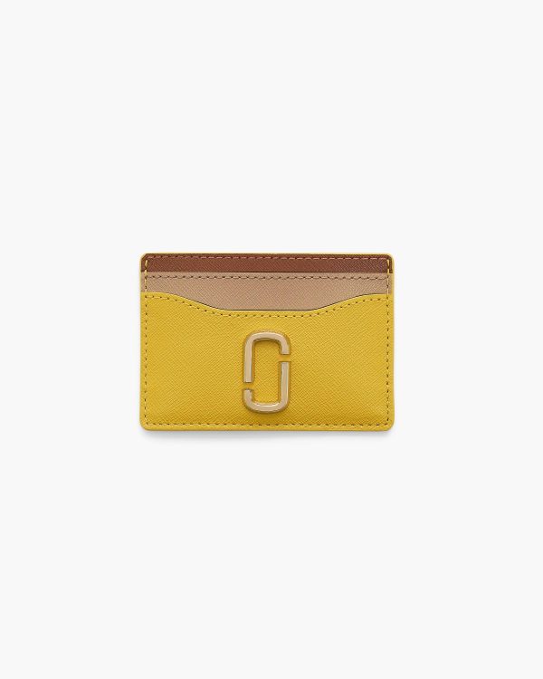 MARC JACOBS Marc Jacobs The Utility Snapshot Card Case in Joy Yellow Multi