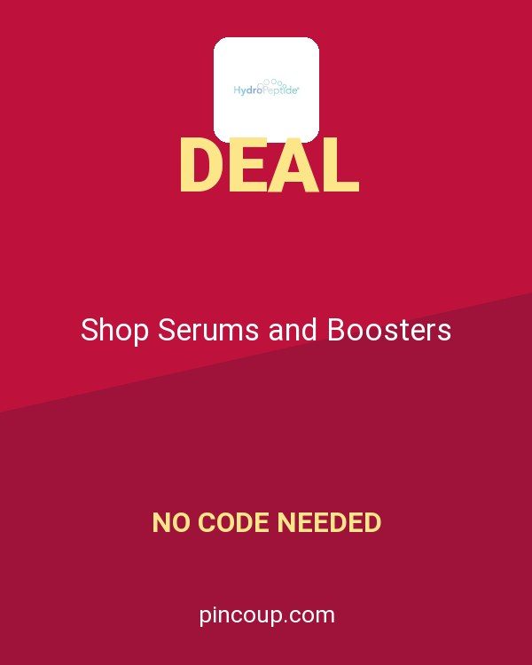 HydroPeptide coupon: Shop Serums and Boosters