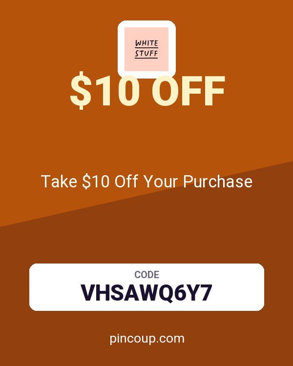 White Stuff DE coupon: Take $10 Off Your Purchase