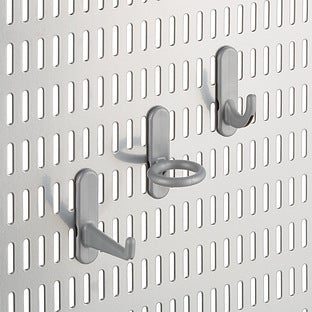 Elfa Utility® Long Board Hook Platinum Pkg/3 at The Container Store