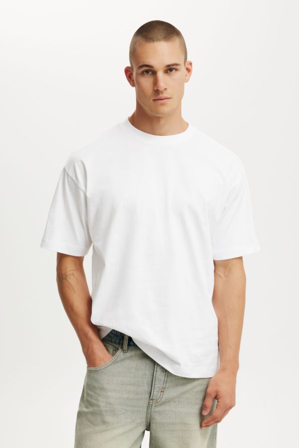 Cotton On Men - Box Fit T-Shirt - White