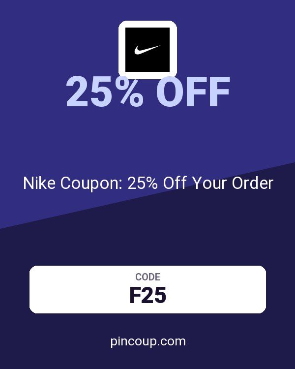 Nike Coupon: 25% Off Your Order