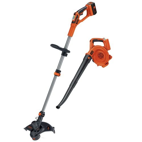 Black & Decker LCC140 40V MAX Lithium-Ion Cordless String Trimmer/Edger and Sweeper Combo Kit (1.5 Ah) at 4seating.com