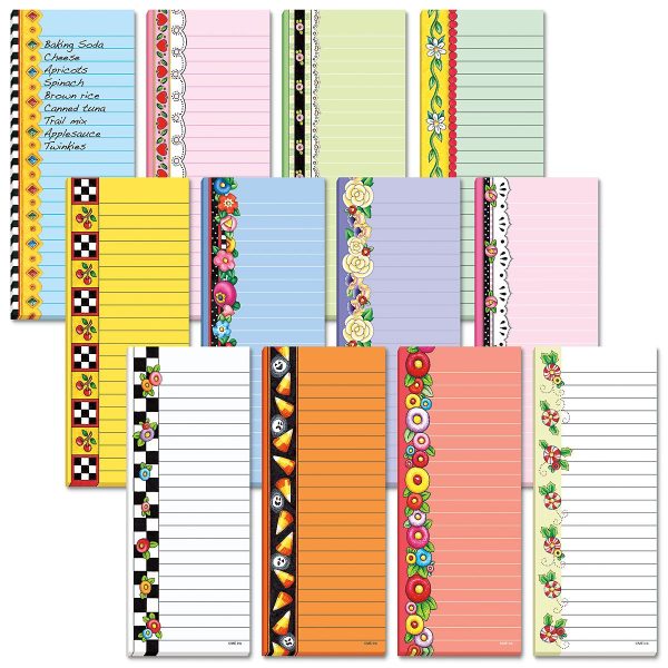 Mary Engelbreit Seasonal Magnetic Shopping List Pads at Current Catalog