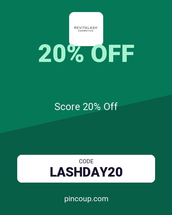RevitaLash Cosmetics coupon: Score 20% Off