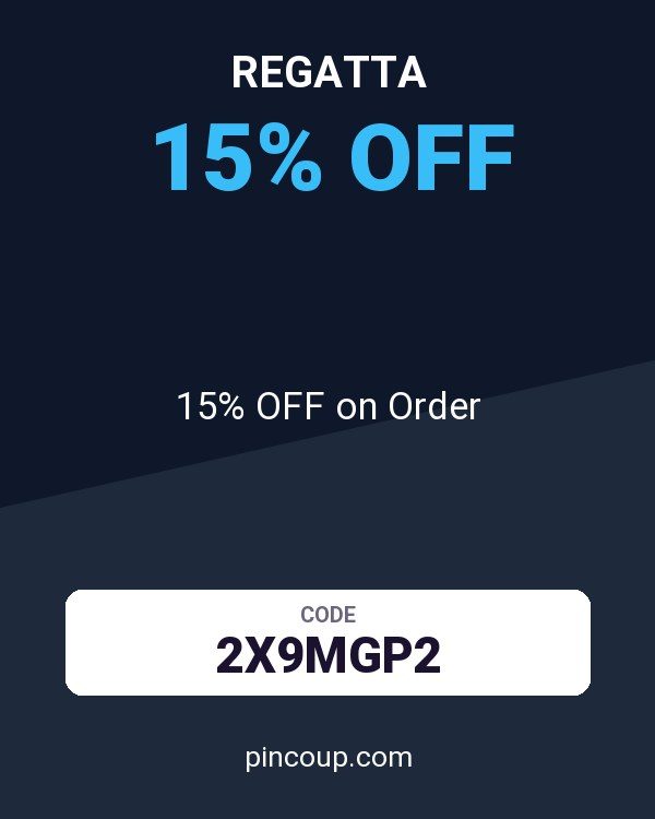 Regatta coupon: 15% OFF on Order