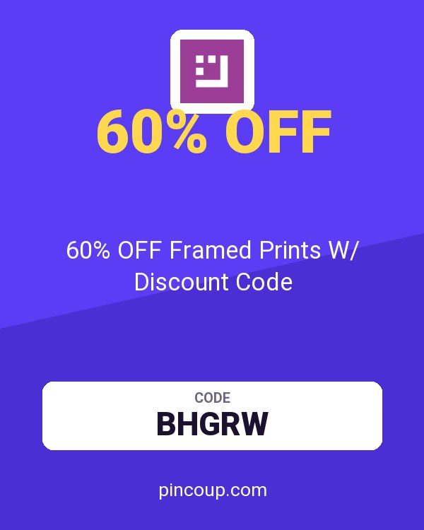 Canvas On Demand coupon: 60% OFF Framed Prints W/ Discount Code