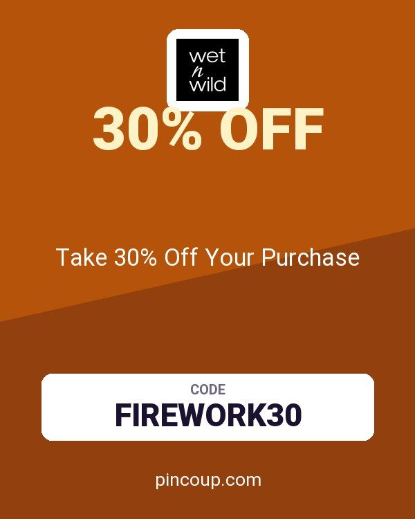 Wet n Wild coupon: Take 30% Off Your Purchase