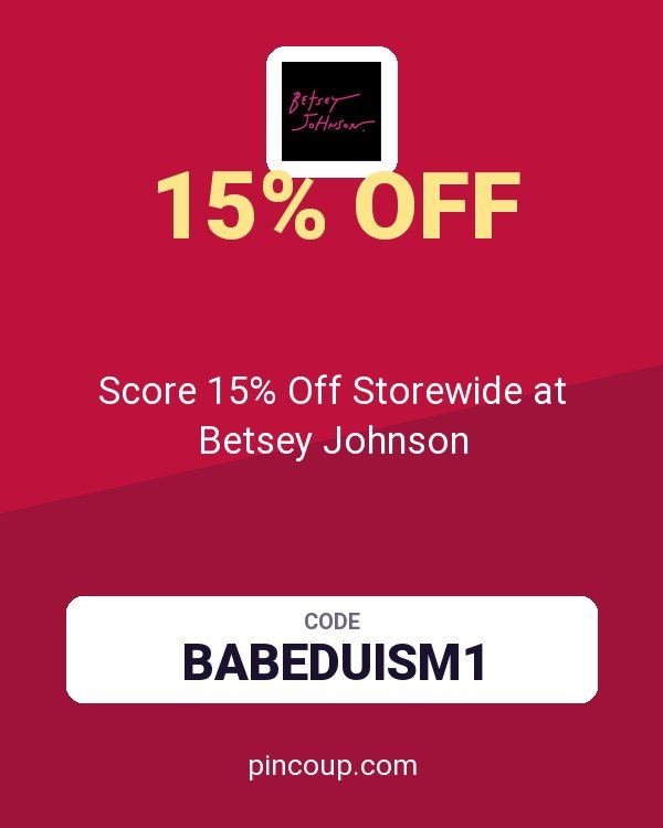 Score 15% Off Storewide at Betsey Johnson