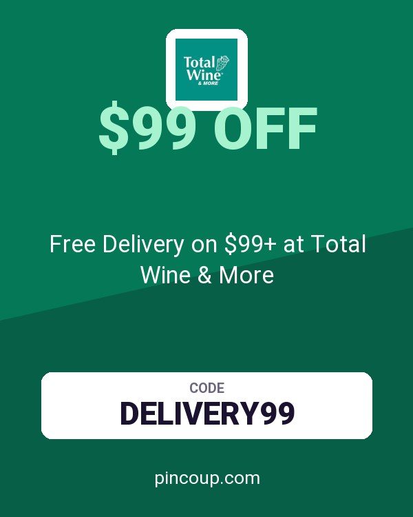 Free Delivery on $99+ at Total Wine & More